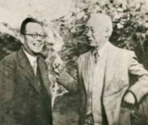 ▲ 부통령 김성수와 대통령 이승만.(자료사진)