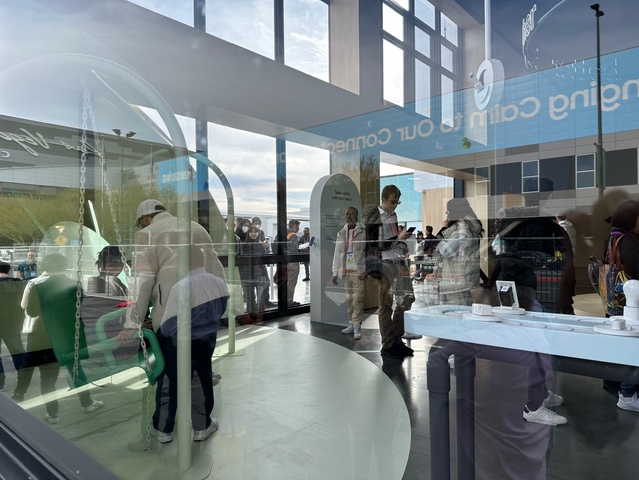 ▲ CES 2023 구글 전시장 내부 모습 ⓒ장소희 기자