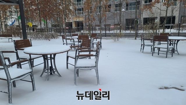 ▲ 최근 강추위와 함께 많은 눈이 내린 가운데 충청권 A 아파트에 눈이 쌓여 있다.ⓒ뉴데일리 D/B