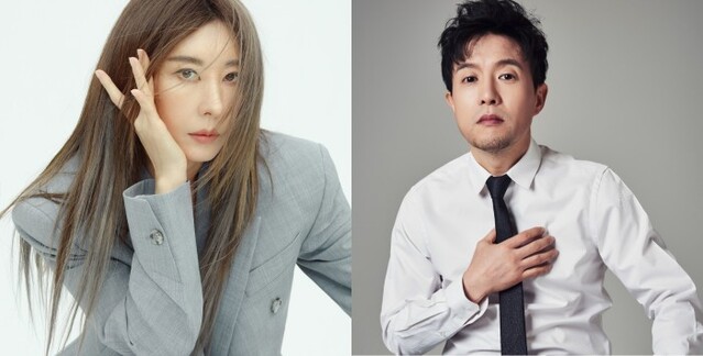 ▲ 가수 김완선과 박남정.ⓒ마포아트센터