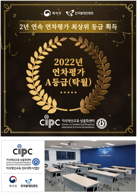 ▲ 청주대학교 지식재산 교육 선도대학 사업단이 지난해에 이어 2022년 연차평가에서 최상위 등급인 ‘탁월’ 평가를 획득했다.ⓒ청주대