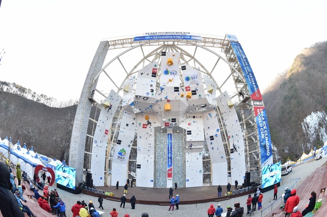 ▲ 산악스포츠의 메카 청송군(군수 윤경희)에서 2023 청송 아이스클라이밍 월드컵 & 아시아선수권대회가 열린다.ⓒ청송군