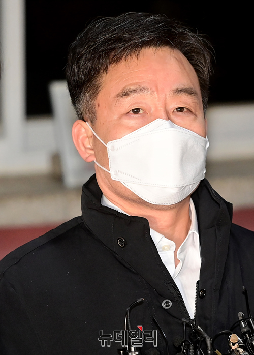 ▲ '대장동 개발 특혜' 의혹의 핵심 인물 김만배씨의 모습. ⓒ정상윤 기자