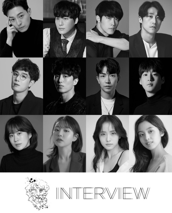 ▲ 뮤지컬 '인터뷰' 캐스트.ⓒ더블케이엔터테인먼트