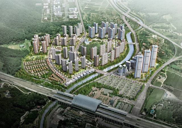 ▲ 신경주역세권 해오름 플랫폼 시티 조감도.ⓒ경주시