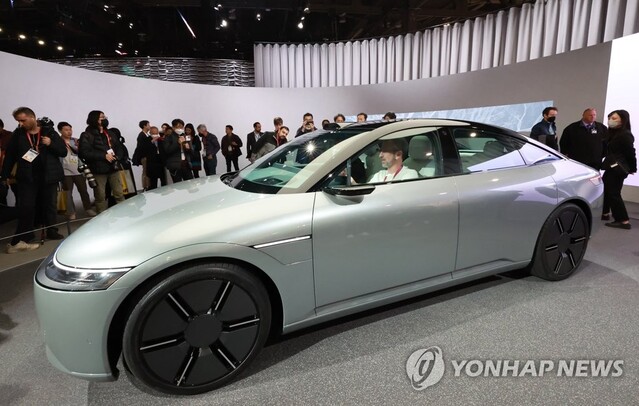 ▲ CES 2023에서 공개된 소니혼다모비리티의 '아필라' 모습. 
 ⓒ연합뉴스