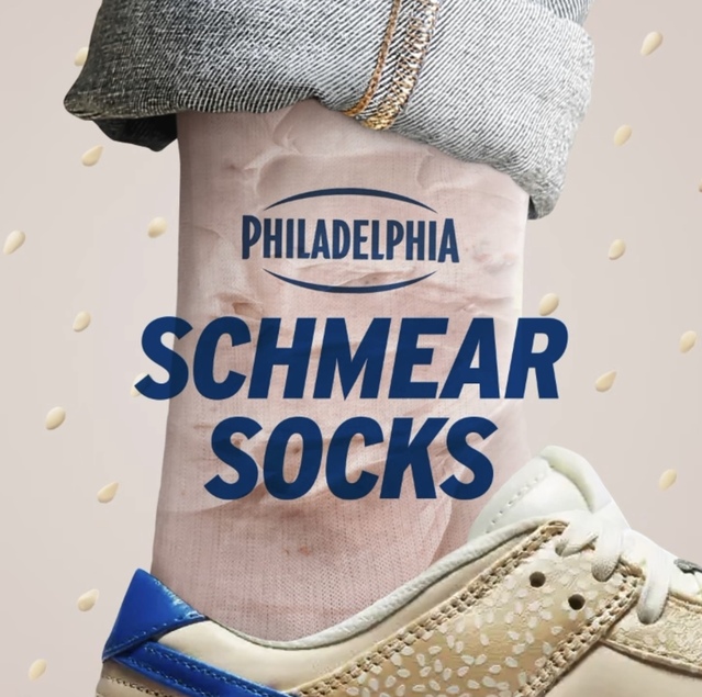 ▲ 필라델피아 크림 치즈 '필리 쉬미어 삭스'. ⓒ필라델피아 크림 치즈