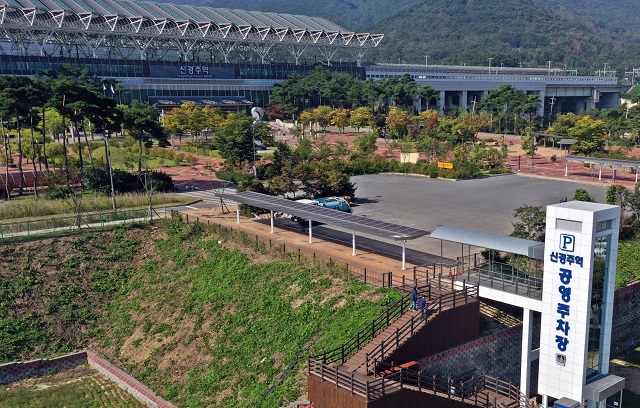 ▲ 신경주역 외부 전경.ⓒ경주시