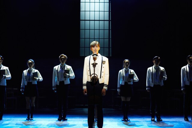 ▲ 뮤지컬 '다윈 영의 악의 기원' 2021년 공연 장면.ⓒ서울예술단