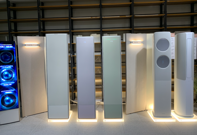 ▲ 2023년형 '비스포크 무풍에어컨' 라인업. ⓒ이성진 기자