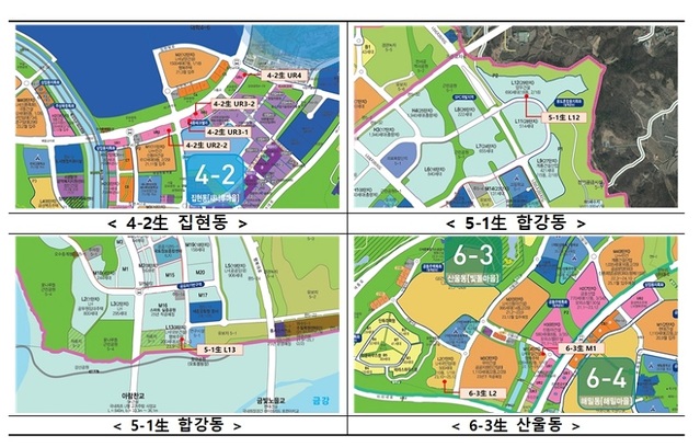 ▲ 주택공급 예정지.ⓒ행복청