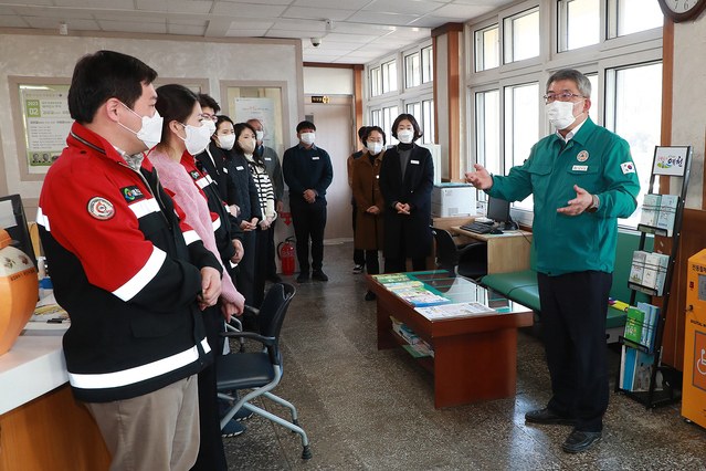 ▲ 김학동 예천군수는 30일 호명면을 시작으로 3월 3일까지 읍‧면 주민숙원사업 현장을 방문한다.ⓒ예천군