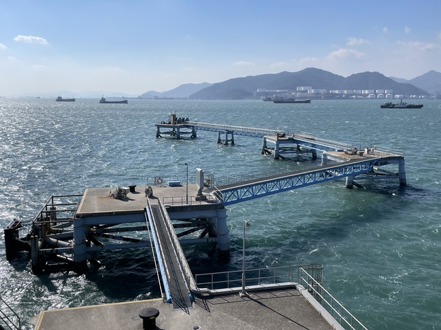 ▲ 광양LNG터미널 전경사진.ⓒ이가영 기자