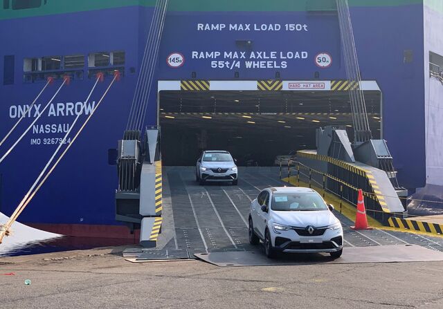 ▲ 해외에 선적되는 XM3 모습.  ⓒ르노코리아