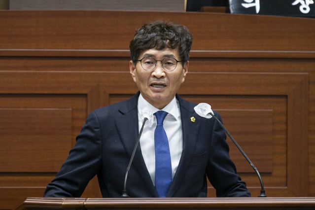 ▲ 임기진 경상북도의회의원(비례)은 2월 1일 오후 2시 제337회 임시회 제1차 본회의 5분자유발언을 통해 긴급예산을 편성하여 저소득층, 중산층 등 소득하위 80%까지 난방비 지원 대상 확대를 촉구했다.ⓒ경북도의회