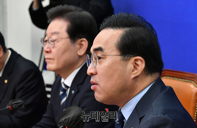 ▲ 박홍근 더불어민주당 원내대표. ⓒ이종현 기자