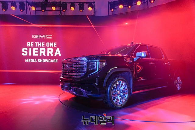 ▲ 이달 7일 국내 출시한 GMC의 '시에라' 모습. ⓒ뉴데일리DB