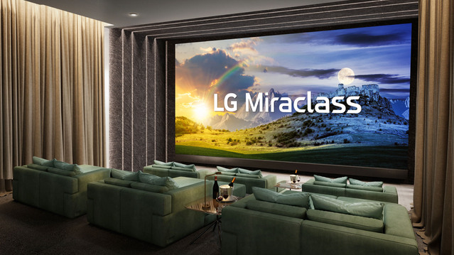 ▲ 시네마 LED 'LG 미라클래스'가 극장에 설치된 연출 이미지 ⓒLG전자