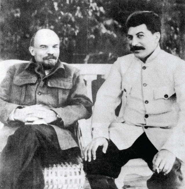 ▲ 레닌과 스탈린.