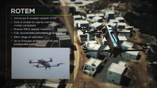 ▲ 이스라엘 항공우주산업(IAI)에서 생산한 자폭 드론 '로템-L' ⓒIAI 유튜브