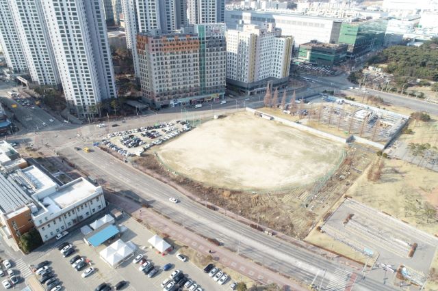 ▲ 흥덕야구장 공한지.ⓒ청주시