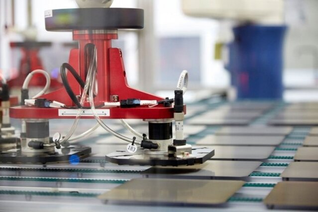 ▲ 한화큐셀 퍼크 셀 제조 공정. ⓒ한화큐셀 제공