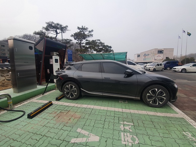 ▲ 전기차 충전소.ⓒ천안시