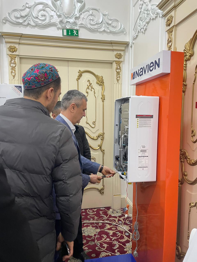 ▲ 경동나비엔 우즈베키스탄 딜러 컨퍼런스 현장.ⓒ경동나비엔