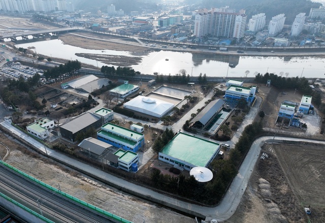 ▲ 가흥정수장 전경.ⓒ영주시