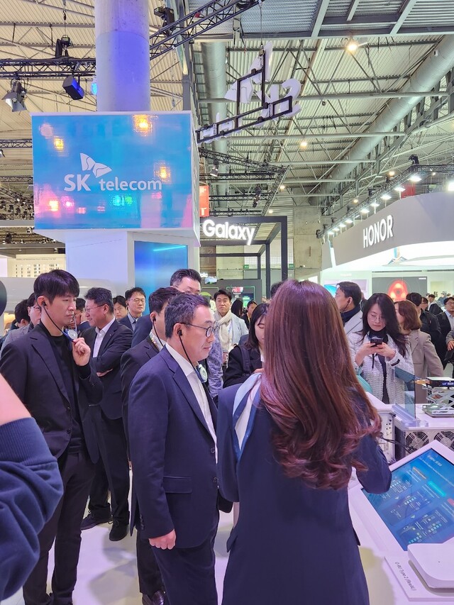 ▲ 유영상 SKT 대표 ⓒ신희강 기자