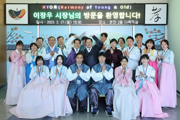 ▲ 이장우 시장,지난 27일 한국 효문화진흥원을 방문해 효 문화 확신을 위해 진흥원 기능을  강조했다.ⓒ한국 효문화진흥원