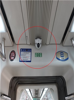 ▲ 대전시가 도시철도 1호선 전 객차에 영상기록장치(CCTV) 설치 운영한다.ⓒ대전시