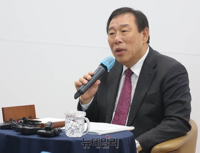 ▲ 최민호 세종시장이 7일 오전시청 정음실에서 간담회를 가졌다.ⓒ이길표 기자