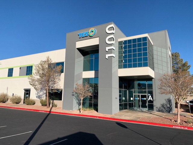 ▲ SK에코플랜트 자회사 테스가 최근 준공한 라스베이거스 공장. ⓒSK에코플랜트