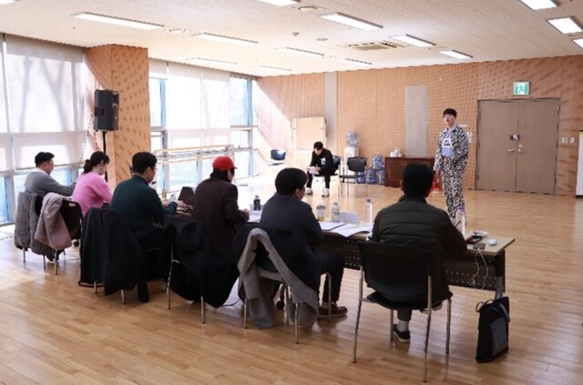 ▲ 뮤지컬 '광주' 오디션 현장.ⓒ광주문화재단·라이브·극공작소 마방진