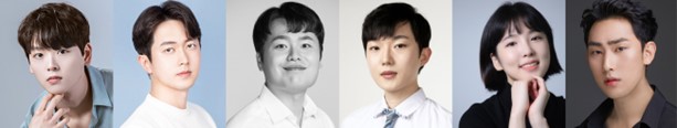 ▲ 왼쪽부터 조배근·구자언·나승현·황수빈·이수정.ⓒ광주문화재단·라이브·극공작소 마방진