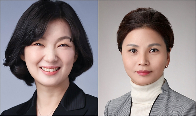▲ 김주연 사외이사 후보(왼쪽)와 이복희 사외이사 후보. ⓒSK이노베이션 제공