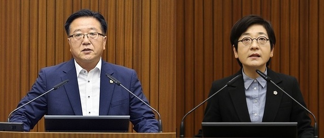 ▲ 최측부터 김학서 의원, 이순열 의원.ⓒ세종시의회
