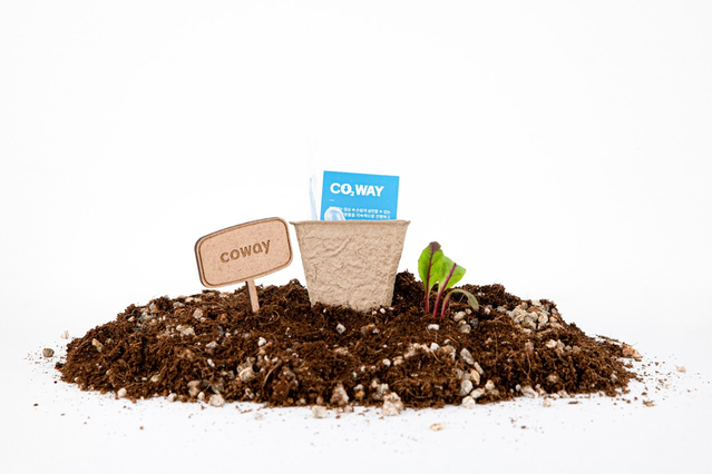 ▲ 코웨이 친환경 새싹 키트ⓒ코웨이