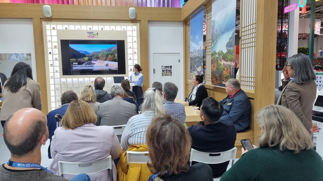 ▲ 경북도와 경북문화관광공사는 지난 7일부터 9일까지‘2023 베를린 국제관광박람회(ITB Berlin 2023)’에 참가해 유럽 및 전 세계 여행업계를 대상으로 관광객 유치를 위한 홍보 판촉활동을 실시했다.ⓒ경북도