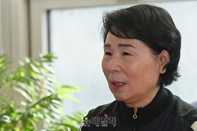 ▲ 손명화 6·25국군포로가족회 대표가 14일 오전 서울 중구에 위치한 단체 사무실에서 뉴데일리와 인터뷰하고 있다. ⓒ서성진 기자