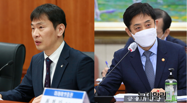 ▲ (왼쪽)이복현 금감원장과 김주현 금융위원장ⓒ뉴데일리