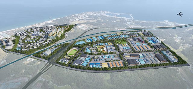 ▲ 울진군 원자력수소 국가산업단지 조감도.ⓒ울진군