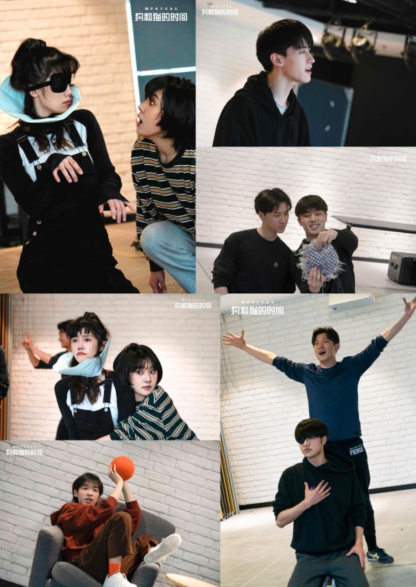 ▲ 뮤지컬 '개와 고양이의 시간' 연습 현장.ⓒ살루트