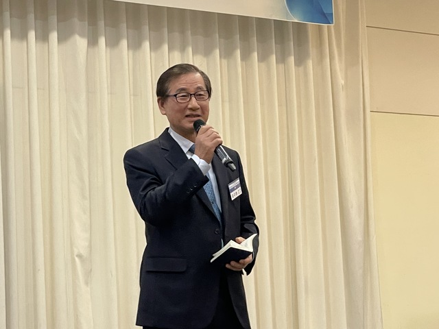 ▲ 강구영 KAI 사장이 기자간담회에서 발언하고 있는 모습.ⓒ이가영 기자