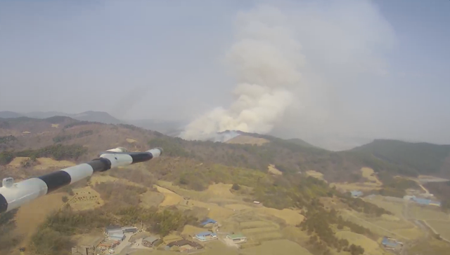 ▲ 충남 서천 산불 현장 모습.ⓒ산림청