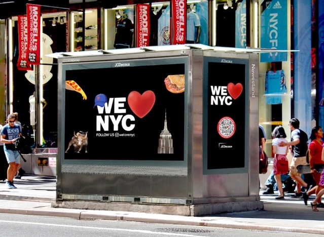 ▲ 뉴욕시의 새로운 슬로건 WE♥NYC. ⓒWe Love New York City