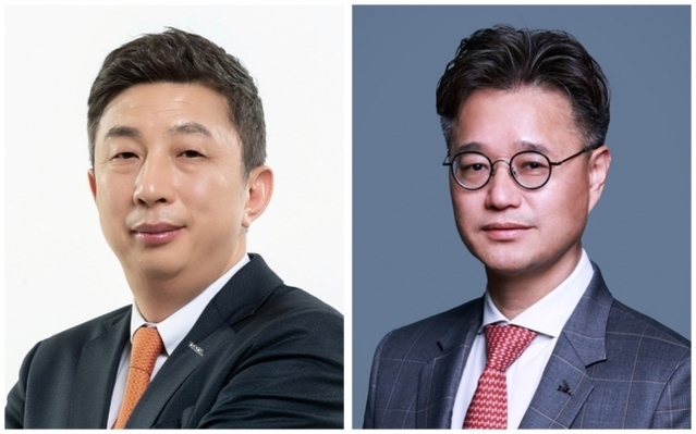 ▲ (왼쪽부터)황준호 다올투자증권 신임 대표, 김정수 다올저축은행 신임 대표 ⓒ다올금융그룹