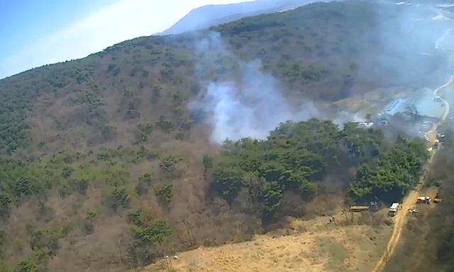 ▲ 26일 발생한 홍성산불 현장.ⓒ산림청