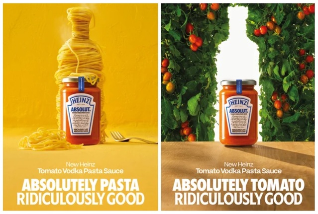 ▲ 하인즈 X 앱솔루트 컬래버레이션 캠페인. ⓒHeinz